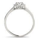 Round Halo Pavé Engagement Ring