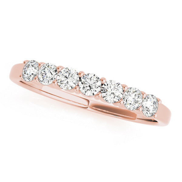 Round Seven Stone Wedding Ring