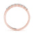 Round Seven Stone Wedding Ring