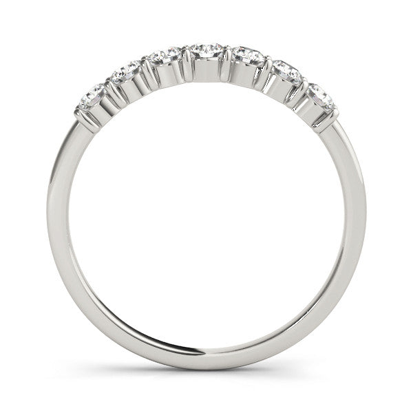 Round Seven Stone Wedding Ring