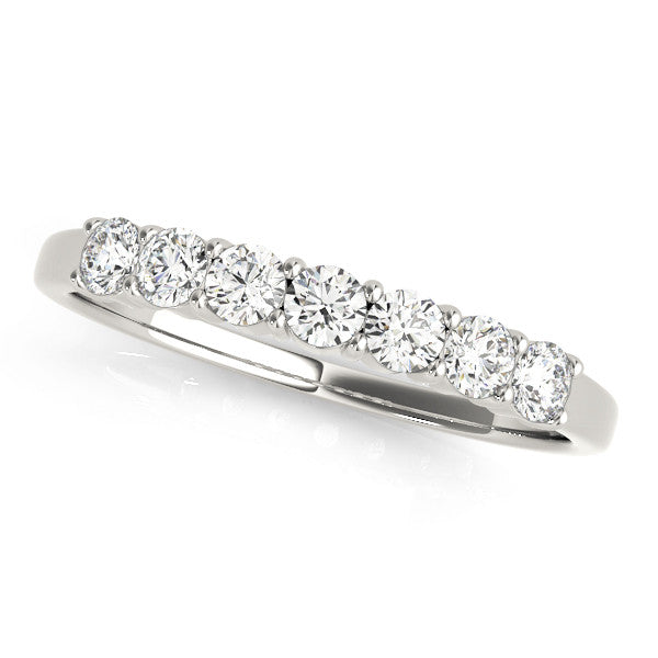 Round Seven Stone Wedding Ring