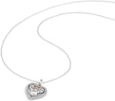 Disney Minnie Mouse Silver Heart Pendant Necklace
