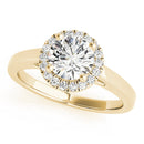 Round Halo Engagement Ring