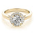 Round Halo Engagement Ring