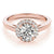 Round Halo Engagement Ring