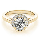 Round Halo Engagement Ring