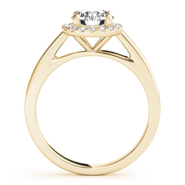 Round Halo Engagement Ring