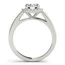 Round Halo Engagement Ring