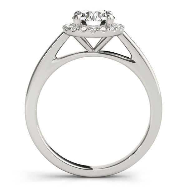 Round Halo Engagement Ring