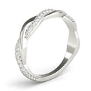 Twisted Pavé Wedding Ring