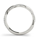 Twisted Pavé Wedding Ring