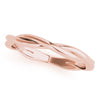 Twisted Plain Wedding Ring DiamondStatus