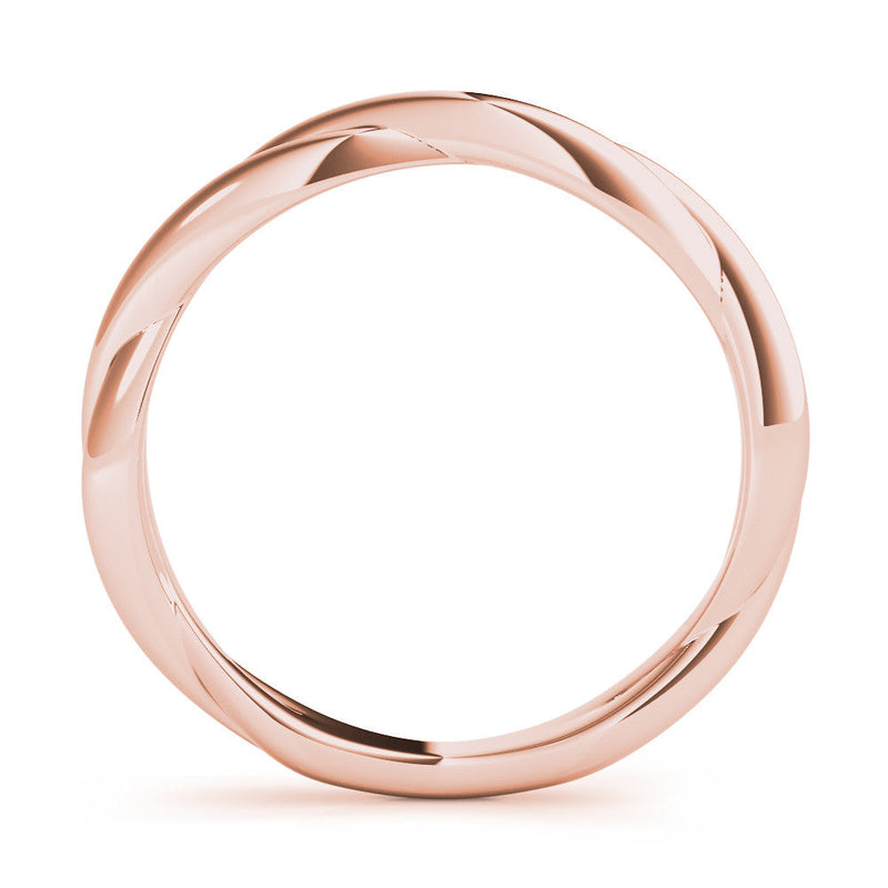 Twisted Plain Wedding Ring