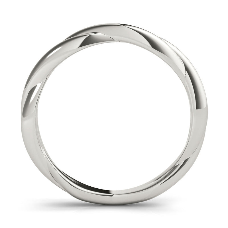 Twisted Plain Wedding Ring