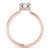 Round Hidden Halo Engagement Ring