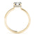 Round Hidden Halo Engagement Ring