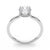Round Hidden Halo Engagement Ring
