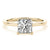 Princess Hidden Halo Engagement Ring