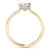 Princess Hidden Halo Engagement Ring