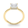 Princess Hidden Halo Engagement Ring DiamondStatus