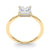Princess Hidden Halo Engagement Ring