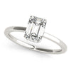 Emerald Hidden Halo Engagement Ring DiamondStatus