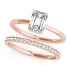Emerald Hidden Halo Engagement Ring DiamondStatus