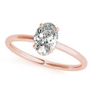 Oval Hidden Halo Engagement Ring