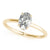 Oval Hidden Halo Engagement Ring