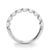Round Rub Over Diamond Wedding Ring