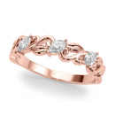 Marquise Diamond Floral Wedding Ring