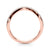 Curved Half Eternity Wedding Ring