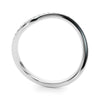 Curved Half Eternity Pavé Diamond Ring DiamondStatus