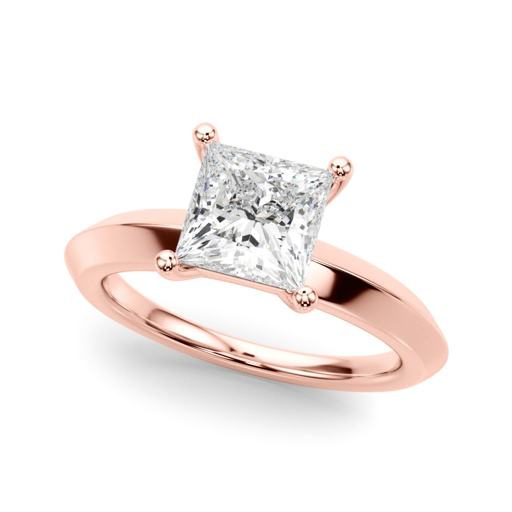Princess Solitaire Engagement Ring