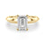 Emerald Solitaire Engagement Ring