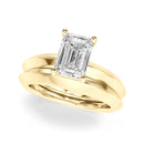 Emerald Solitaire Engagement Ring