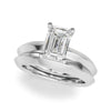 Emerald Solitaire Engagement Ring DiamondStatus