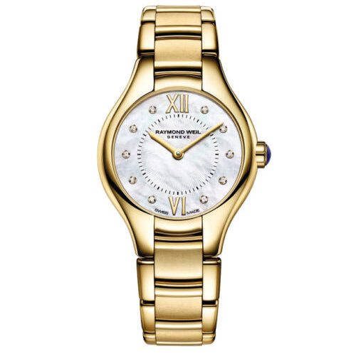 Raymond Weil Noemia Ladies Watch Gold Diamond 5124-P-00985
