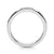 Round Three Stone Wedding Ring