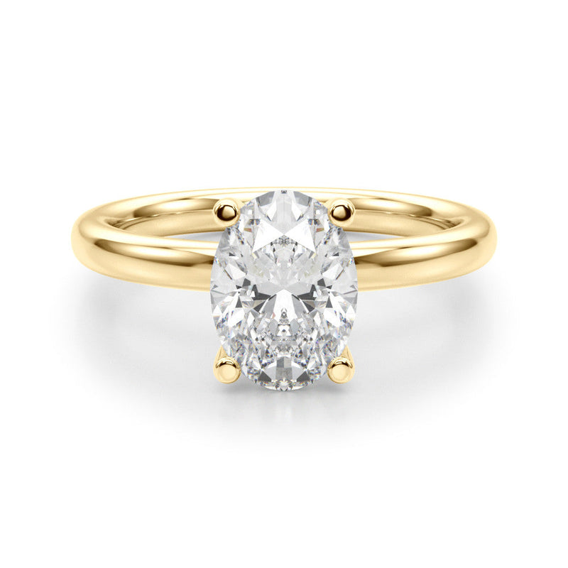 Oval Solitaire Engagement Ring