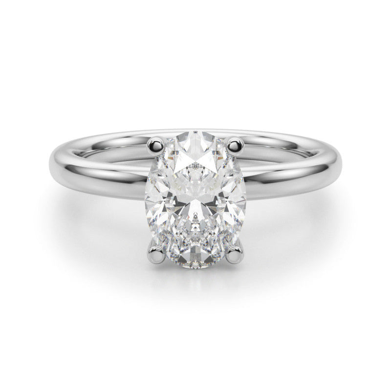 Oval Solitaire Engagement Ring