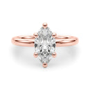 Marquise Solitaire Engagement Ring