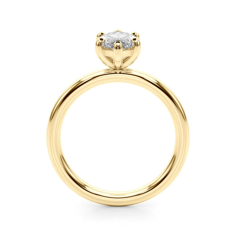 Marquise Solitaire Engagement Ring