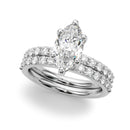 Marquise Pavé Engagement Ring