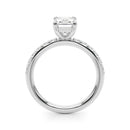 Emerald Pavé Engagement Ring