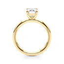 Emerald Solitaire Engagement Ring