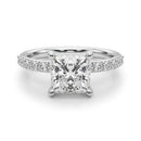Princess Pavé Engagement Ring