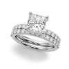 Princess Pavé Engagement Ring DiamondStatus