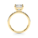 Princess Pavé Engagement Ring DiamondStatus