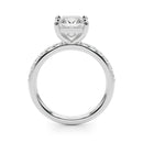 Princess Pavé Engagement Ring